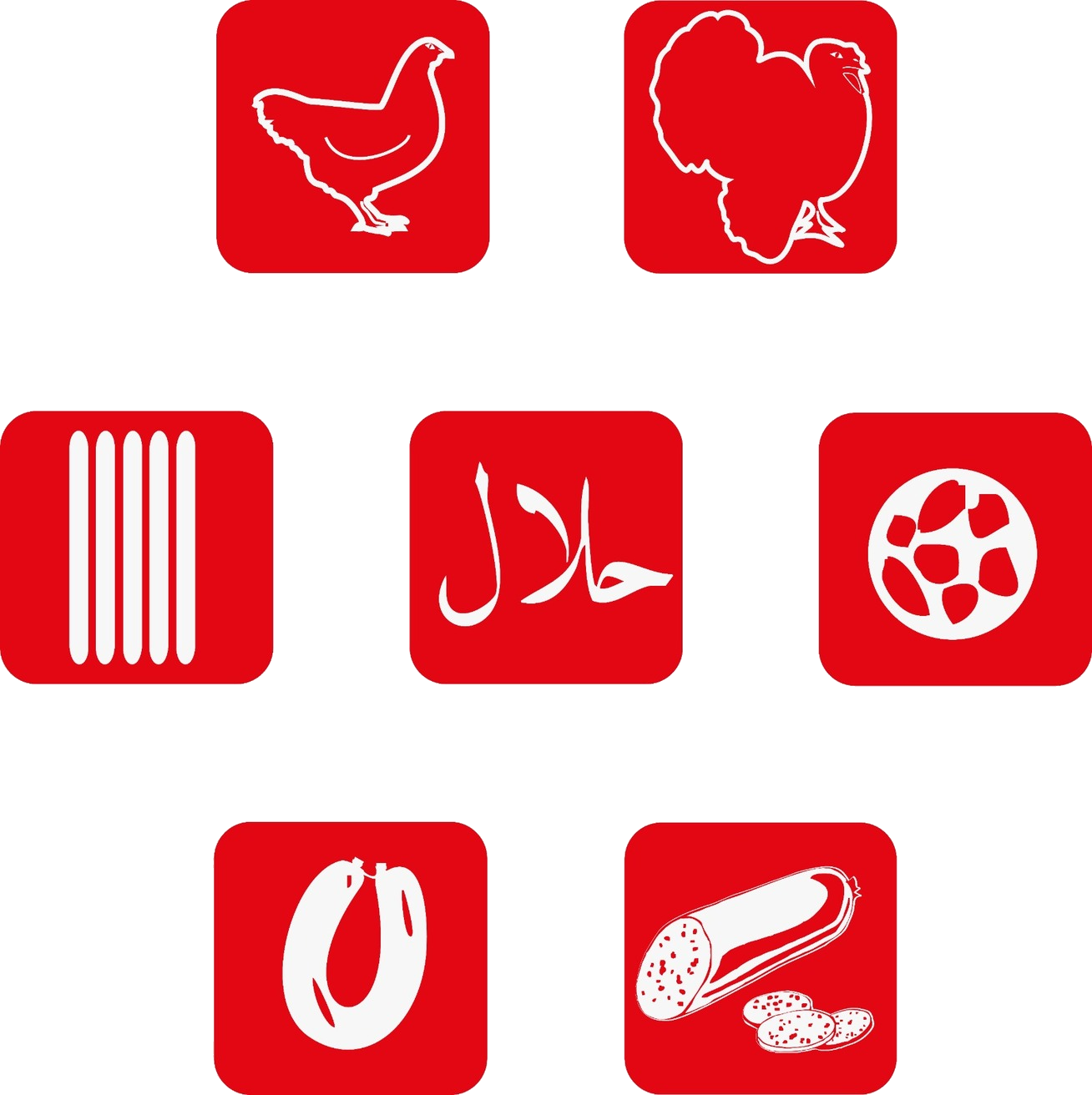 Produktkategorien: Hähnchen, Pute, Wurstwaren, Halal, Convenience